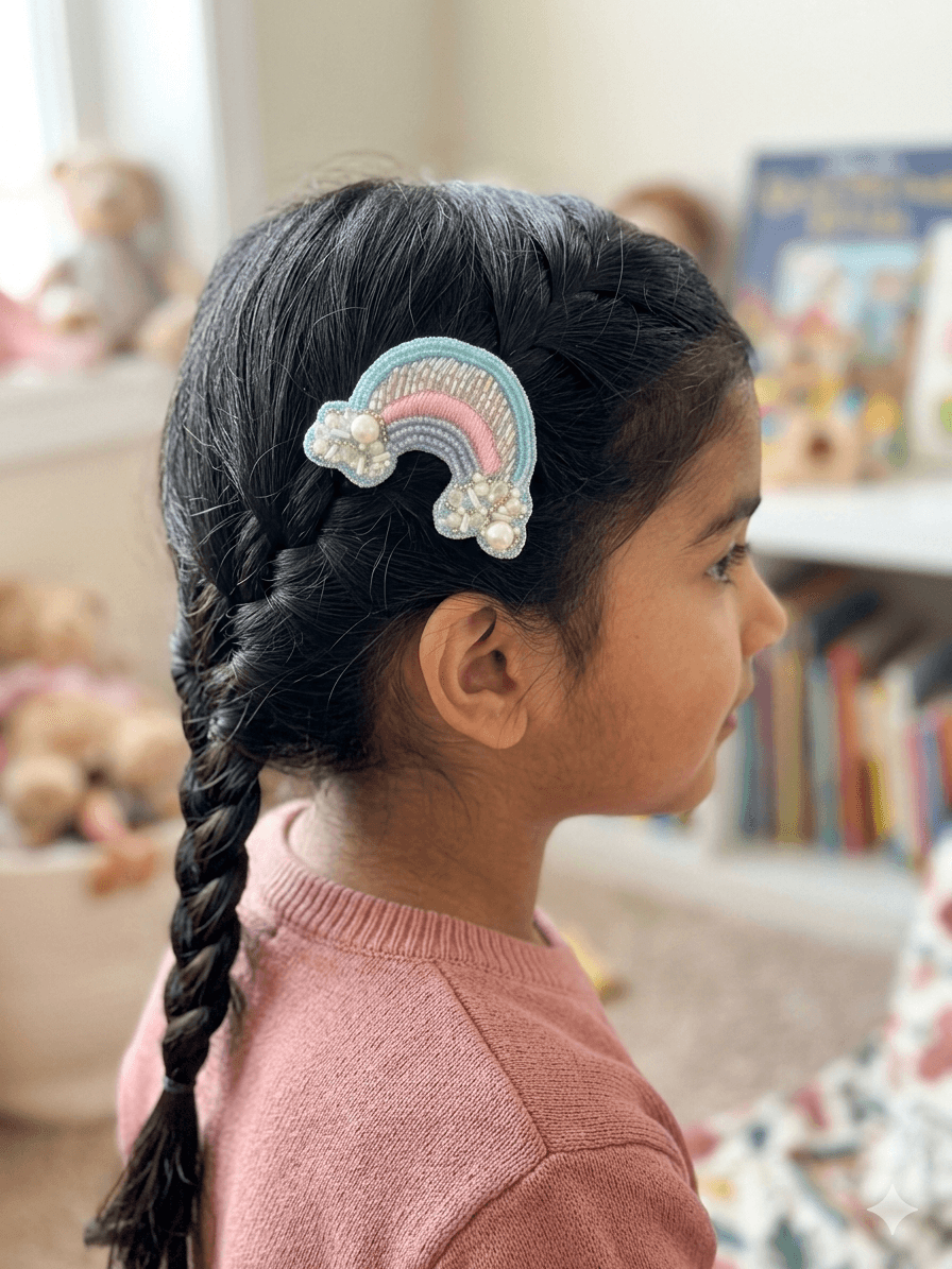 Dreamy rainbow hair clip - Thumbnail 4