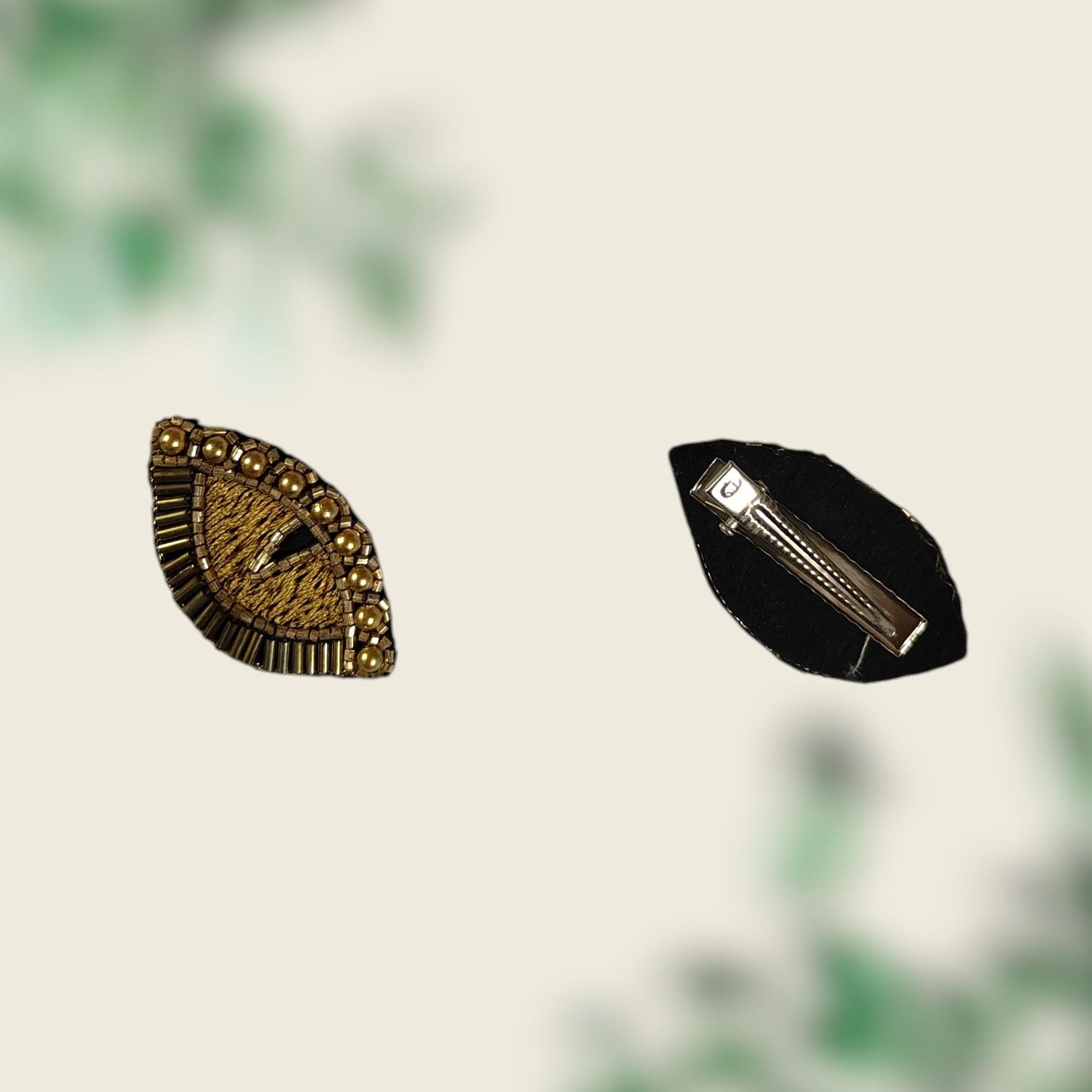 Dragon eye alligator hair clip - Thumbnail 4