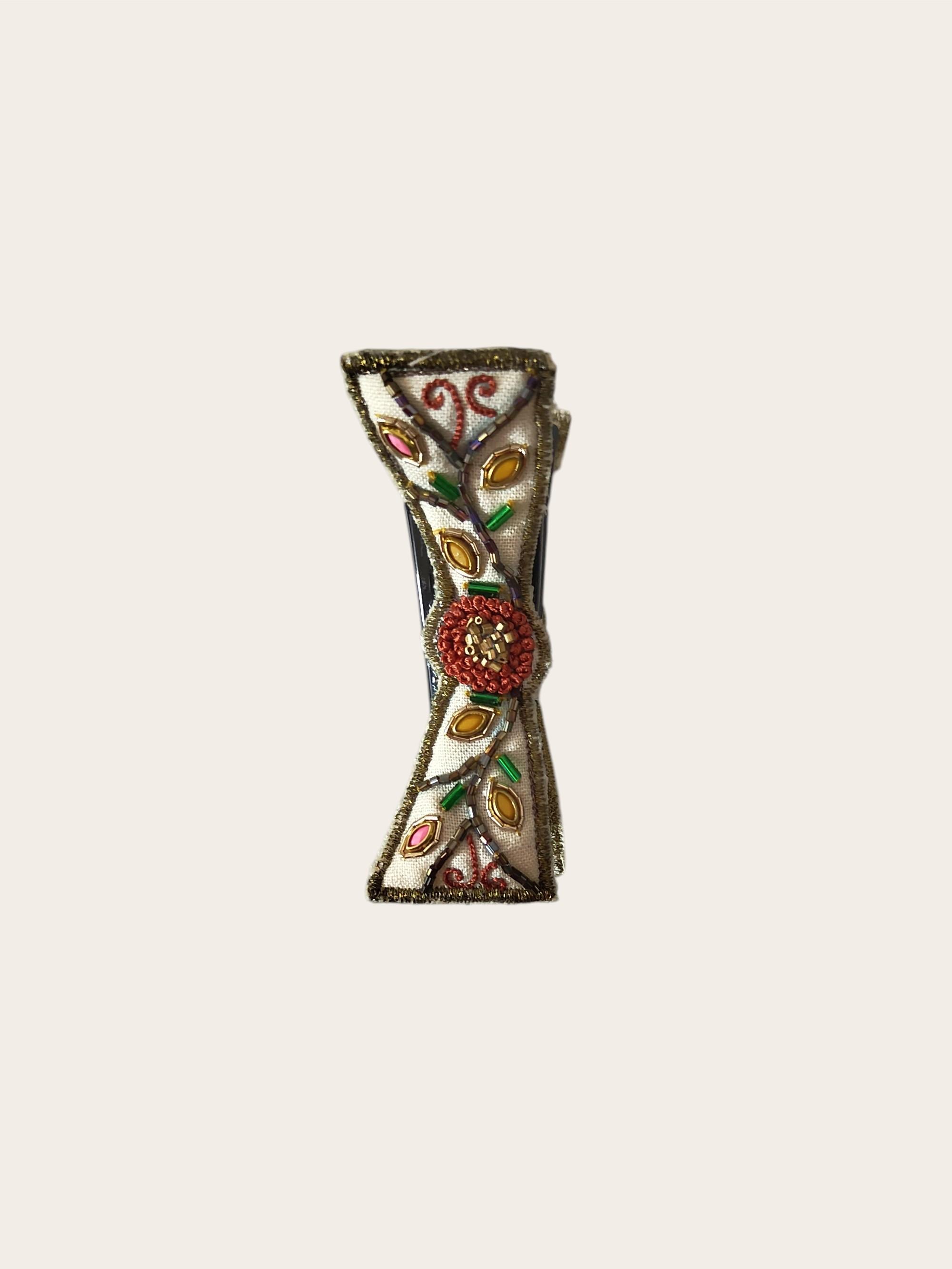 Bright colorful vein crocodile clip - Thumbnail 2