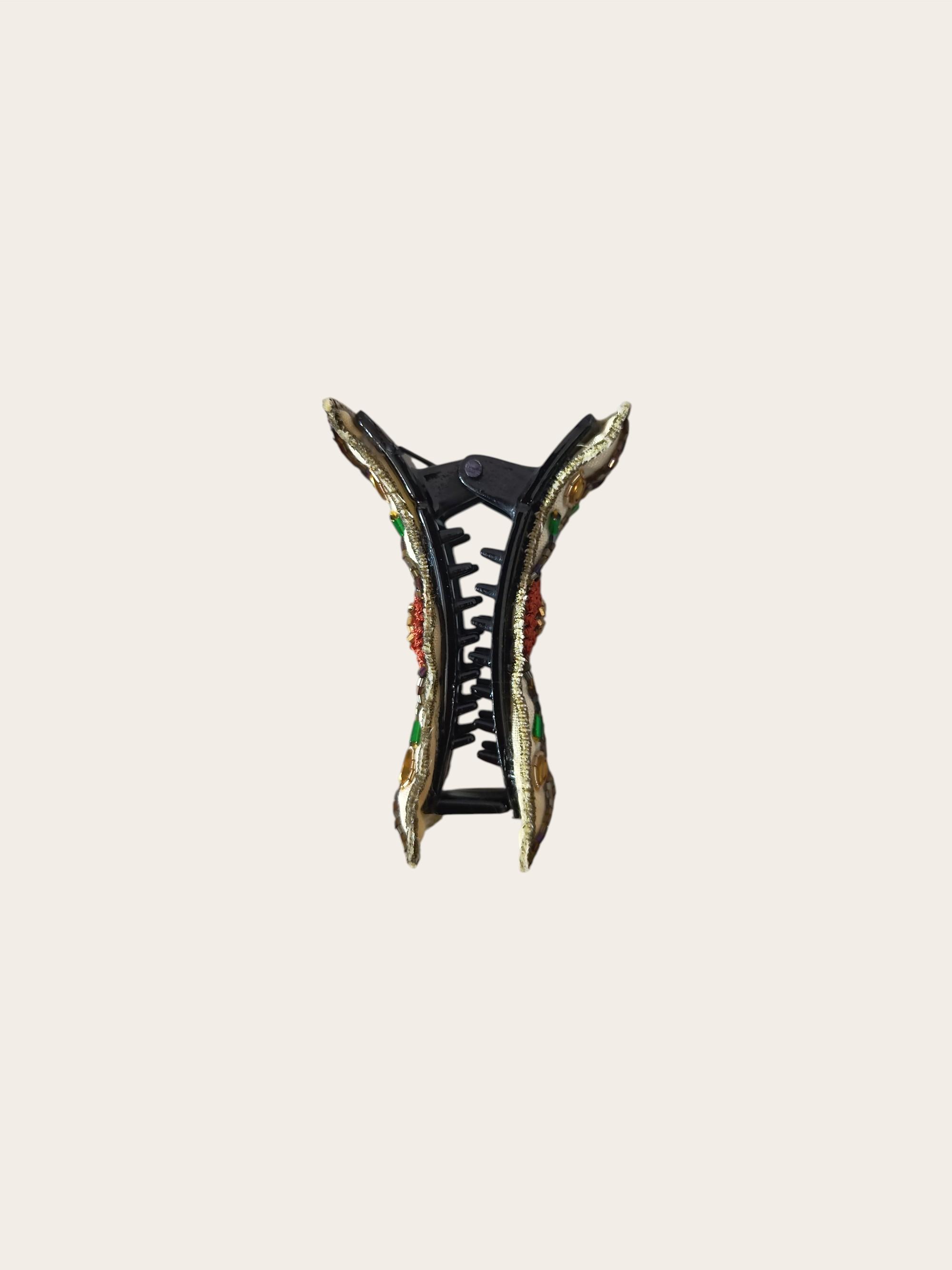 Bright colorful vein crocodile clip - Thumbnail 3